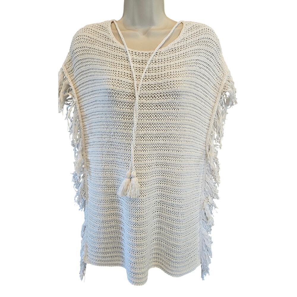 Lilly Pulitzer white XXS / XS oceanic beachy beach swim cover up layering top